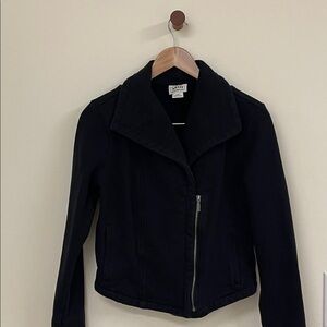 Ariat Black Moto Jacket – Cotton Blend, Size L (EUC)